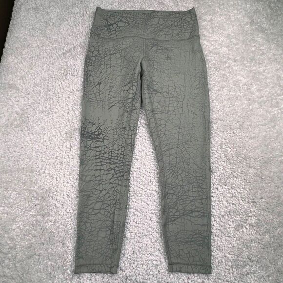 Lululemon Wunder Train High Rise Tight Legging Thread Dye Rover Green - Picture 2 of 13